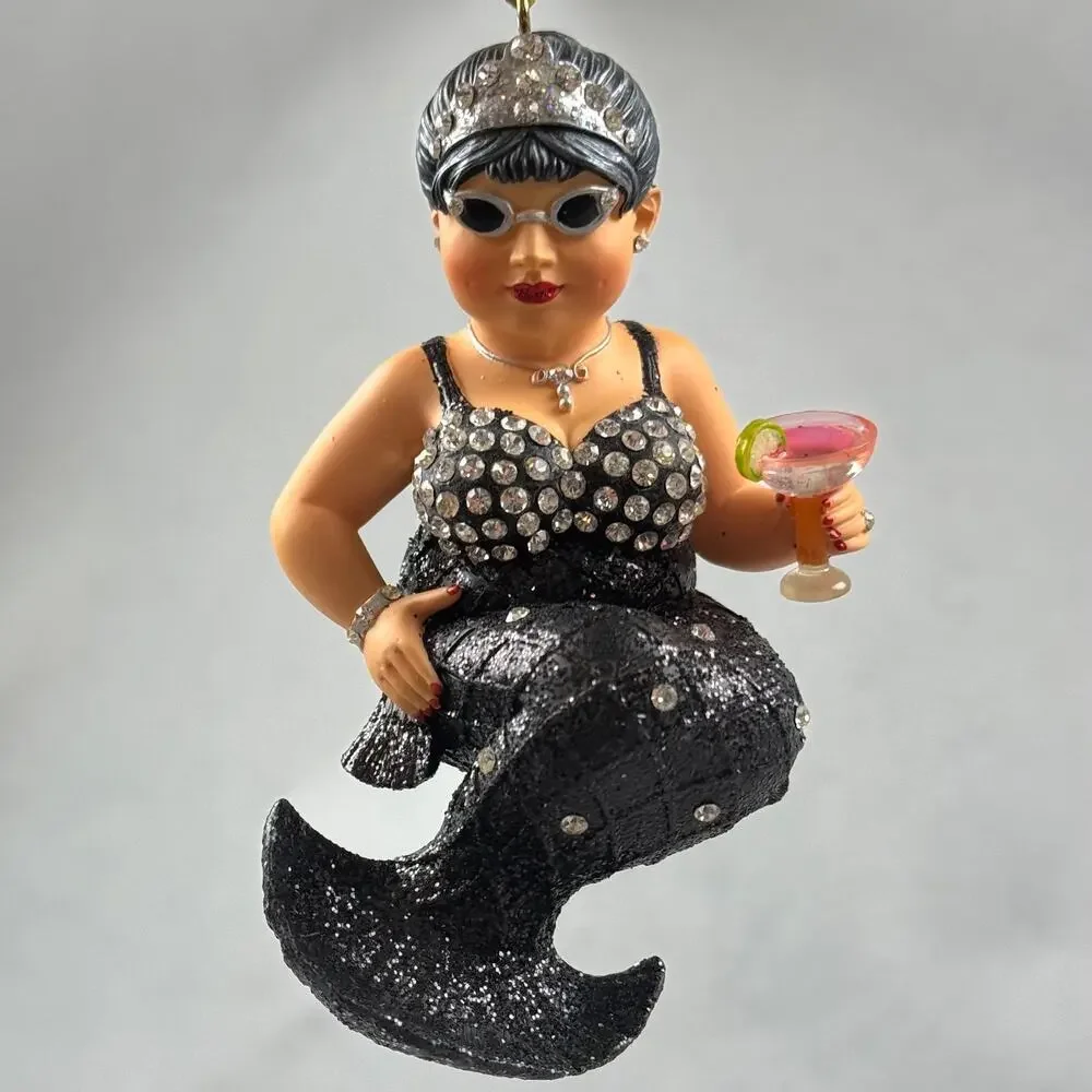 December Diamonds Margarita Diamond Mermaid Ornament 2010 Limited Production VTG